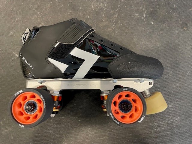 Antik Jet Carbon with Power Dyne Neo Reactor Plate - Roller Skates / Derby City Skates