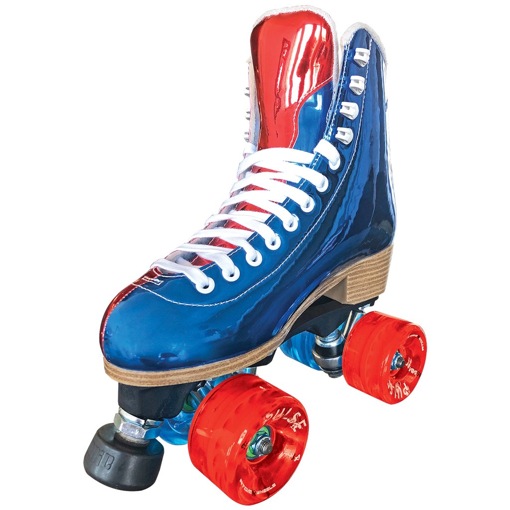 Atom Jackson EVO Red / White / Blue Viper Nylon - Outdoor - Roller Skates / Derby City Skates