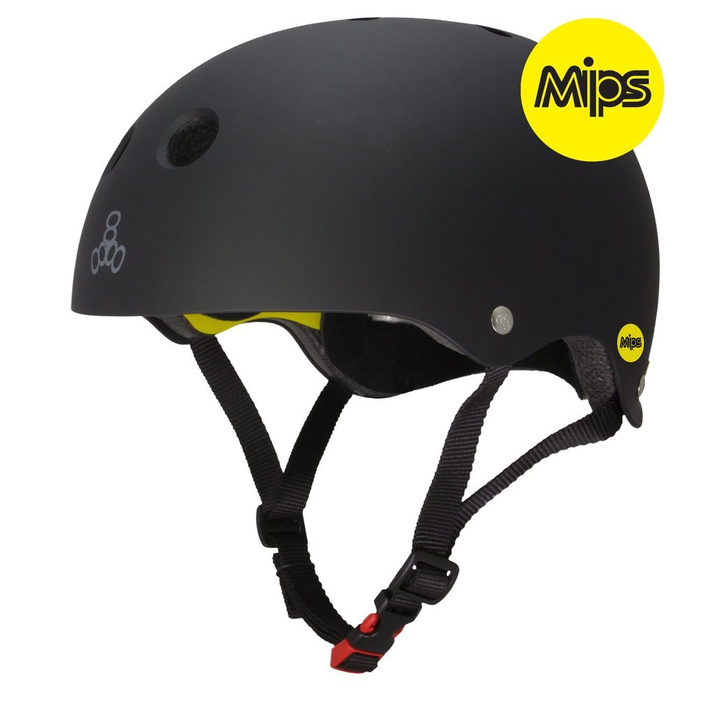 bike skate helmet difference Dual Certified MIPS Black Matte – Roller Skates / Derby City Skates