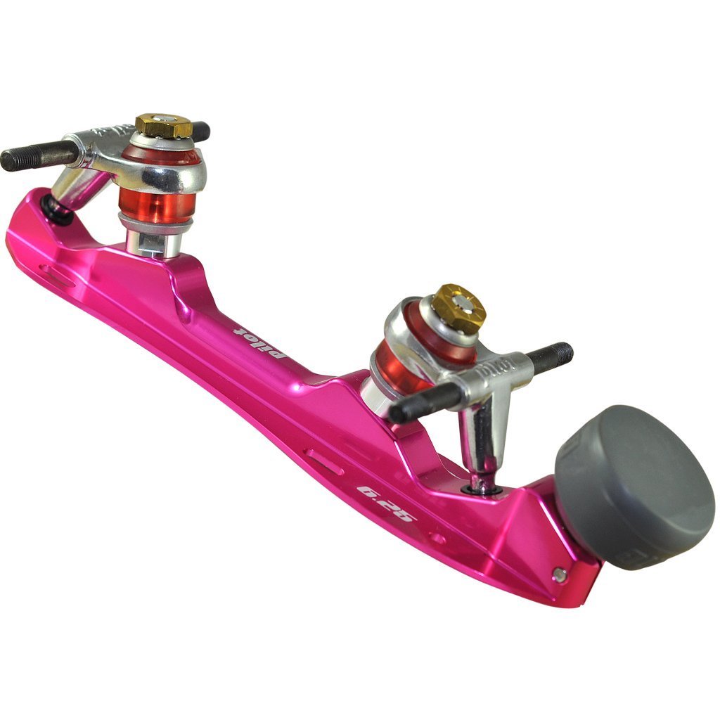 Falcon Polished Color Quad Skate Plate - Roller Skates / Derby City Skates