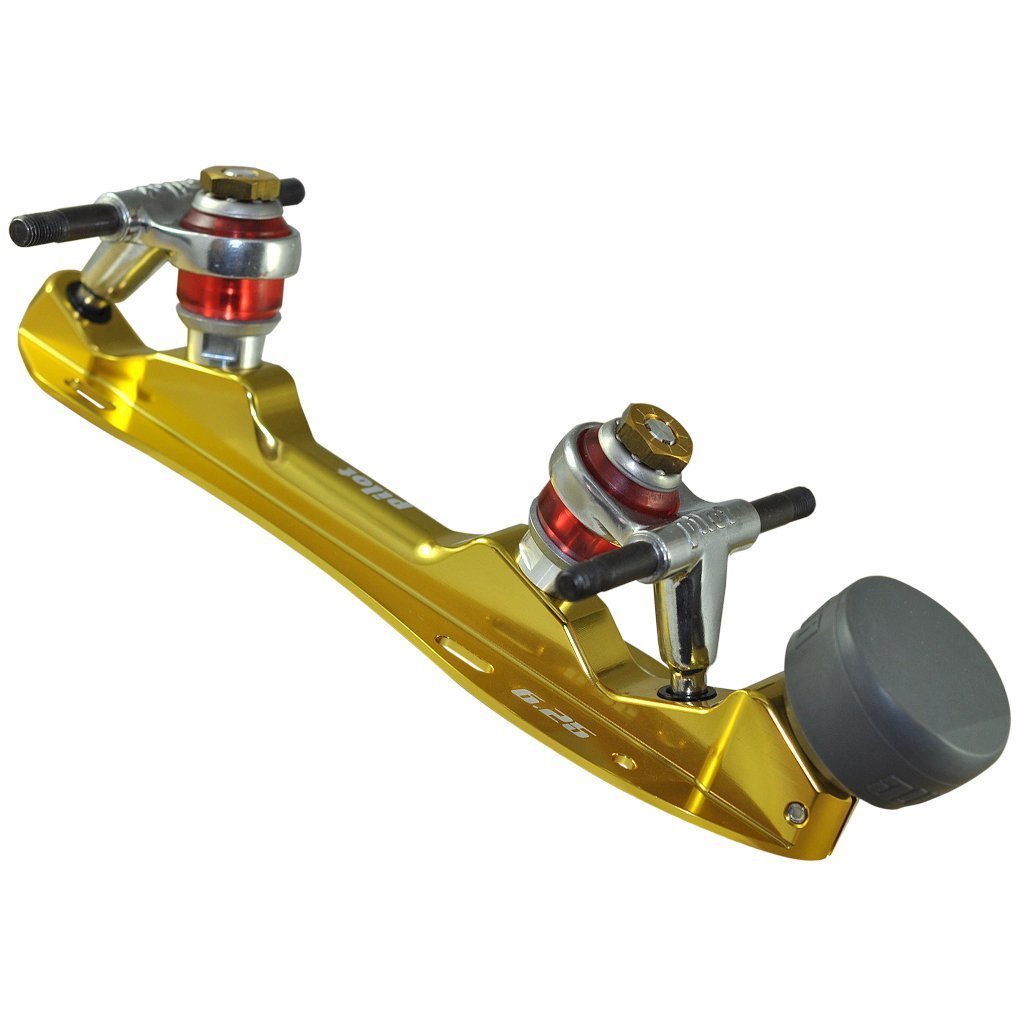 Falcon Polished Color Quad Skate Plate - Roller Skates / Derby City Skates
