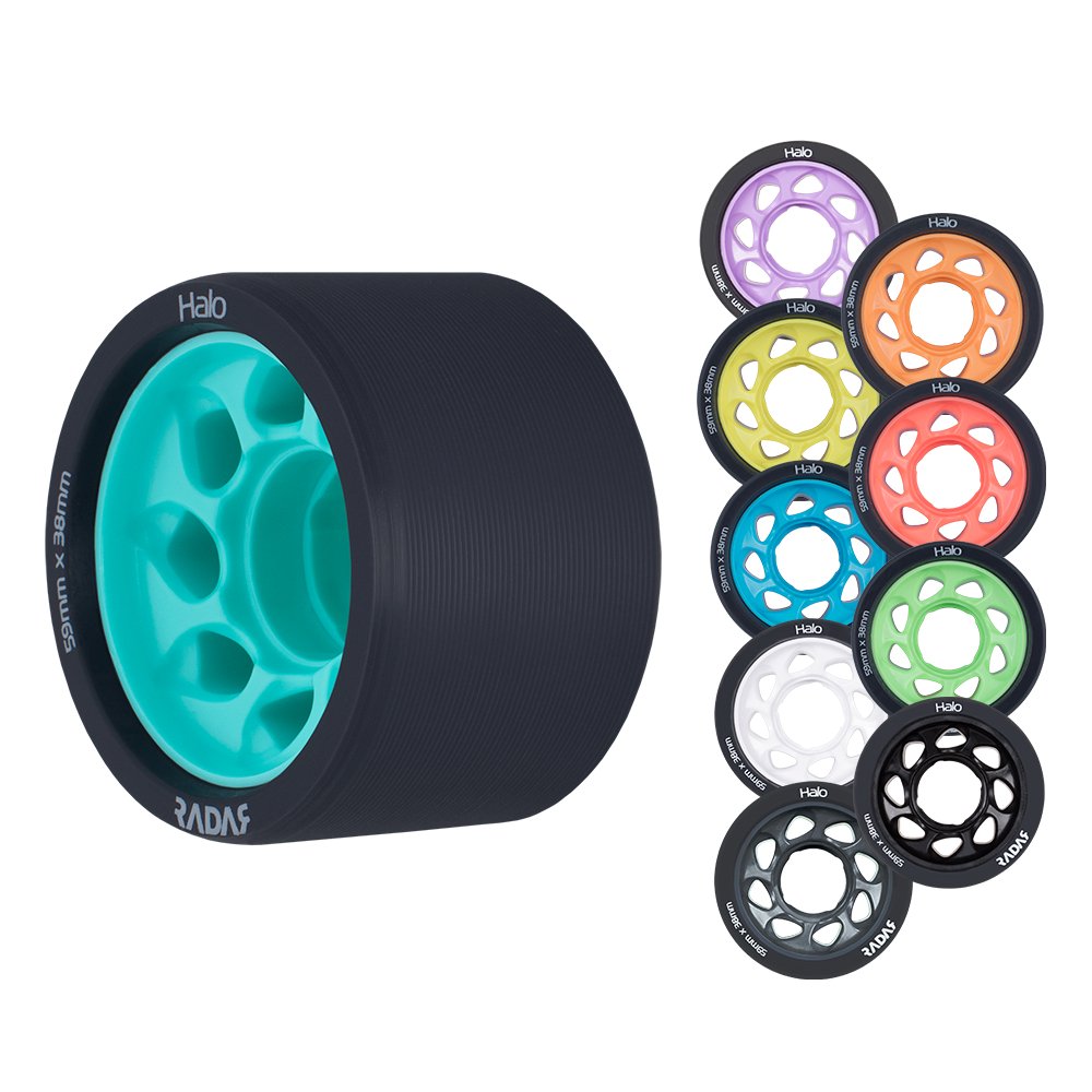 Radar Halo Pack of 4 - Roller Skates / Derby City Skates