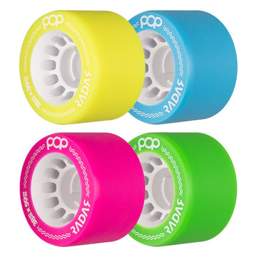 Radar Pop 59mm Indoor Wheels (4 pack) - Roller Skates / Derby City Skates