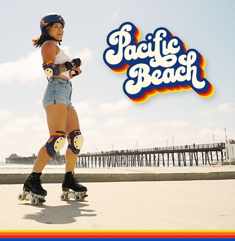 SAVER SERIES PADS 3-PACK - Pacific Beach - Roller Skates / Derby City Skates