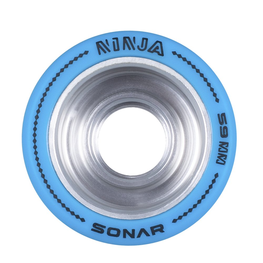 Sonar Ninja Agile 59mm x 38mm Wheels (4-Pack) - Roller Skates / Derby City Skates