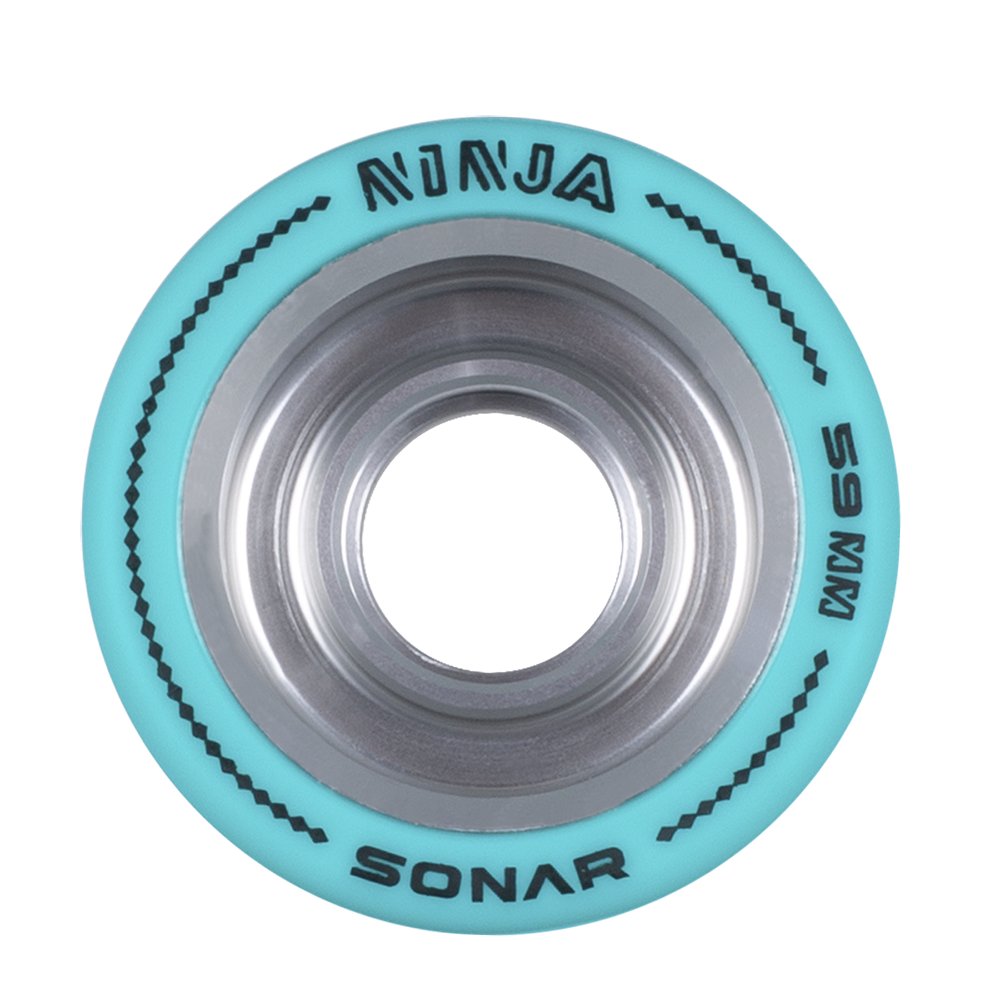 Sonar Ninja Agile 59mm x 38mm Wheels (4-Pack) - Roller Skates / Derby City Skates