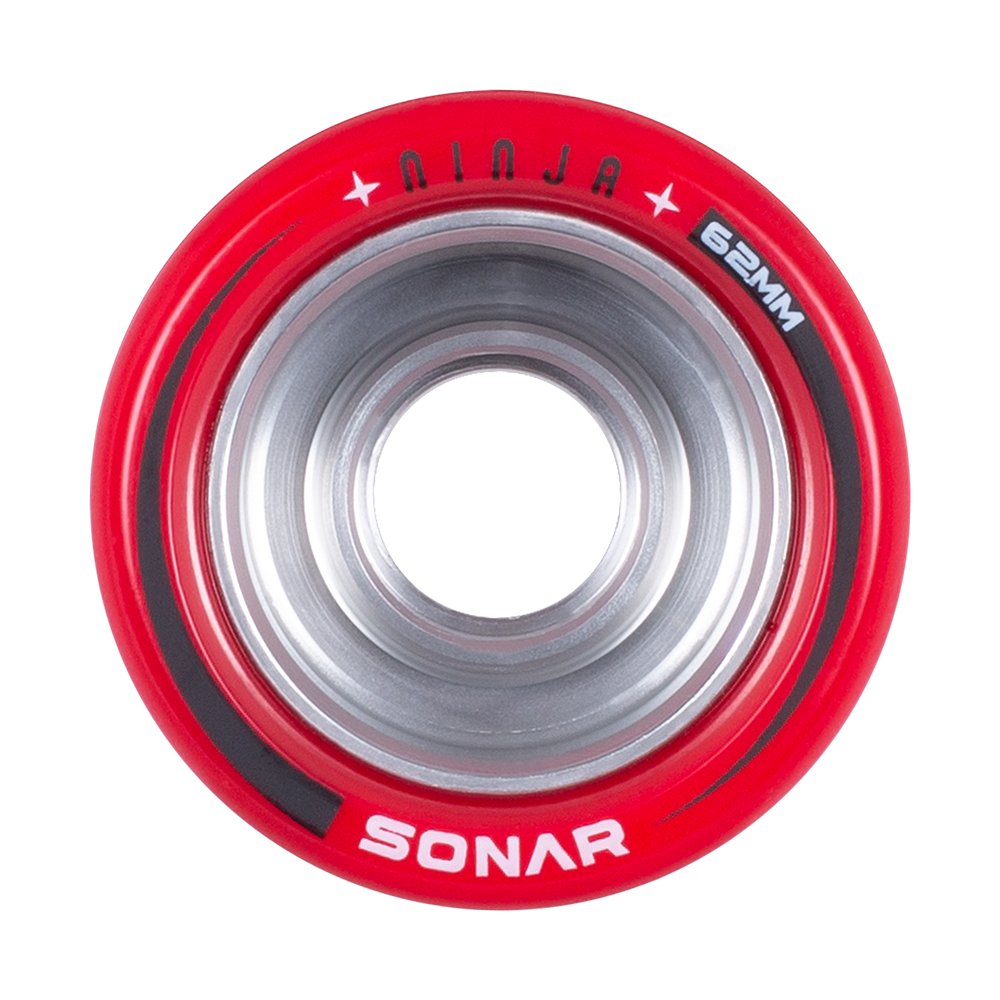 Sonar Ninja Speed 62mm x 43mm Wheels (4-Pack) - Roller Skates / Derby City Skates
